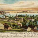 Lyck, Ostpreußen - Stadtansicht vom Wasserturm (Zeno Ansichtskarten)